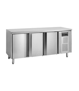 Tefcold Vrieswerkbank CF7310/-SP | 3 Deurs | 417L | (H)88x(B)179,5x(D)70cm
