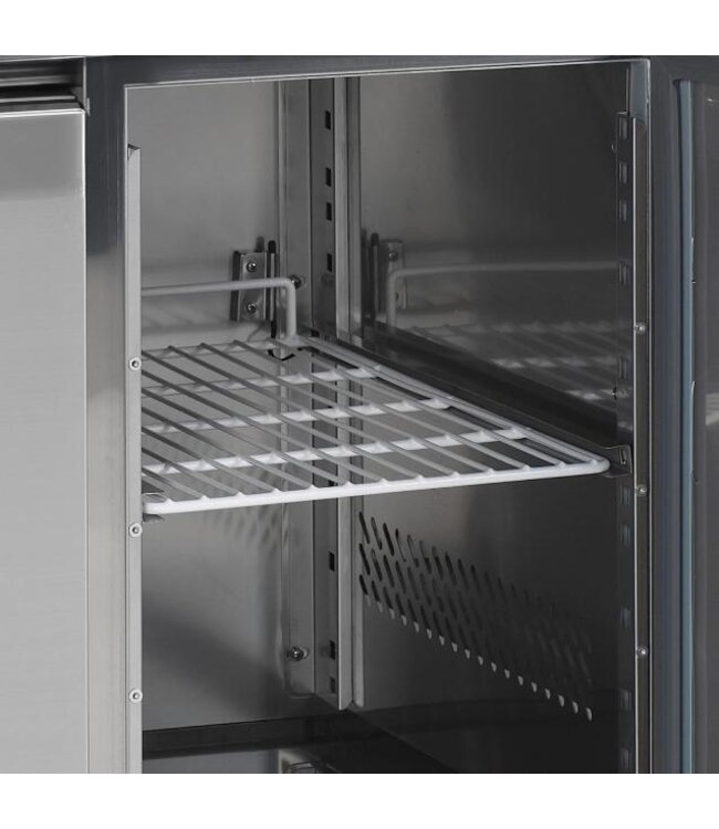 Vrieswerkbank CF7410/-SP | 4 Deurs | 553L | (H)88x(B)223x(D)70cm