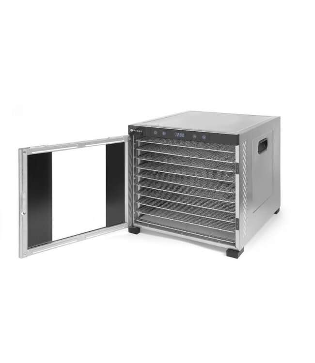 Voedseldroger Profi Line - 10 RVS trays van 395x380mm