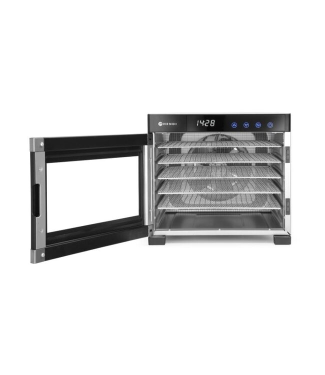 Voedseldroger Profi Line - 6 RVS trays van 305x330mm