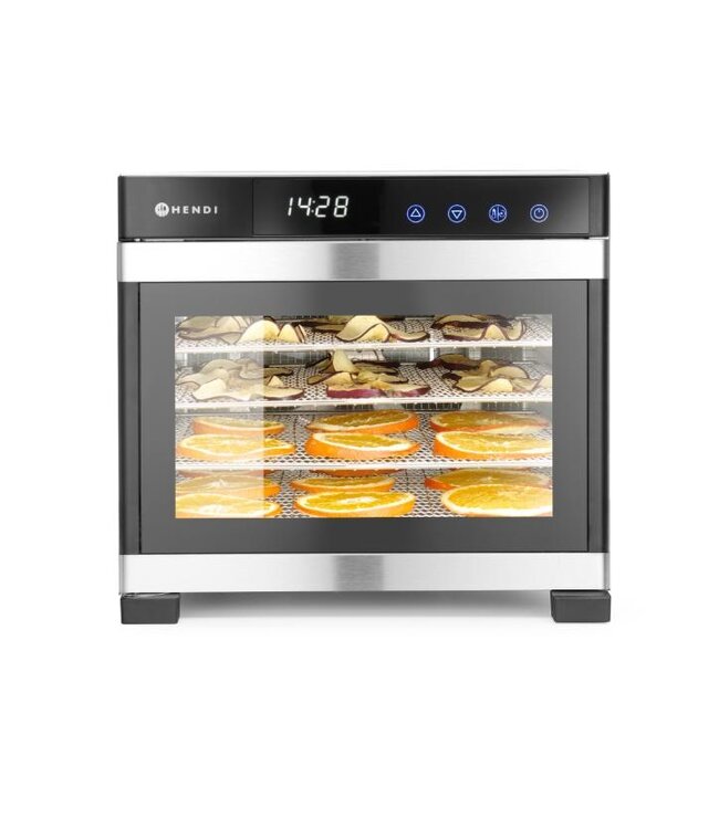 Voedseldroger Profi Line - 6 RVS trays van 305x330mm