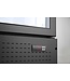 Display koelkast dubbeldeurs met lichtbak | 643L | Zwart | (H)190x(B)112x(D)58,5cm