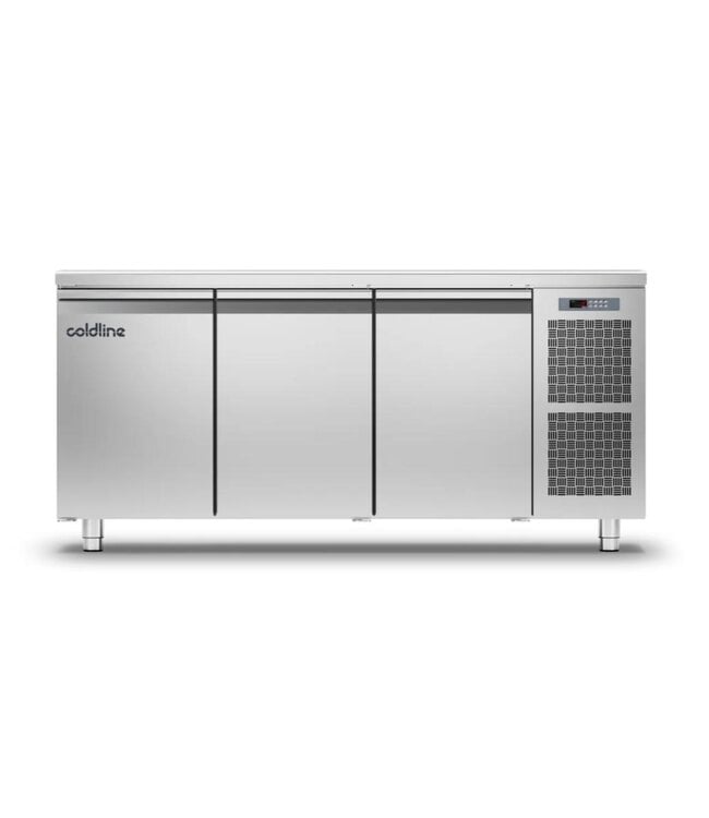 Koelwerkbank MASTER 3P | 3 Deurs | 476L | 178cm breed | 70cm diep