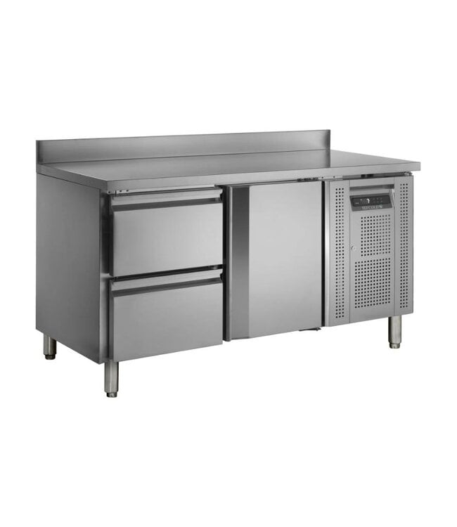 Koelwerkbank CK7220 | 1 Deur & 2 lades | 282L | 1/1GN | (H)96x(B)136x(D)70cm