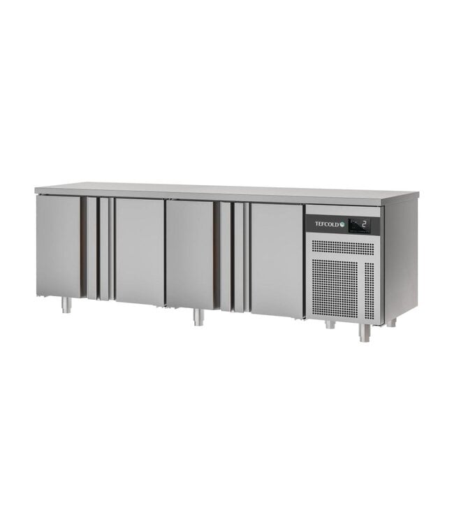 Koelwerkbank EURO GN4 | 4 Deurs | 380L | 1/1GN | (H)85x(B)225,7x(D)70cm