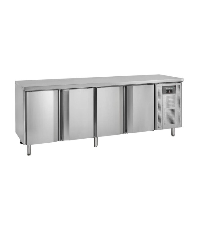 Koelwerkbank CK7410X1 | 616L | 4 Deuren | 223cm breed | 70cm diep