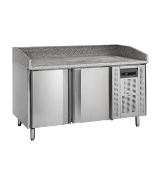Tefcold Pizzawerkbank PT1200 | 2 Deurs | (H)100x(B)151x(D)80cm