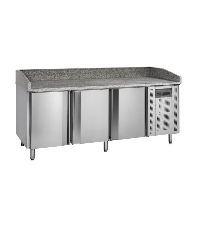 Pizzawerkbank PT1300 | 3 Deurs | (H)100x(B)204,5x(D)80cm