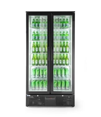 Hendi Hoge Barkoeling | 2x5 schappen | Zwart | 506L | (H)182x(B)90x(D)54,5