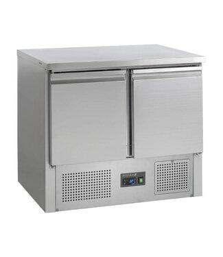 Tefcold Koelwerkbank SA910 | 2 Deuren | 260L | 90cm breed | 70cm diep