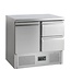 Koelwerkbank SA912 | 1 Deur + 2 lades | 260L | 90cm breed | 70cm diep