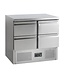 Koelwerkbank SA914 | 4 Lades | 260L | 90cm breed | 70cm diep