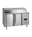 Tefcold Saladette SS7200 | 2 Deuren | Boven 7x 1/3GN | 136cm breed | 70cm diep