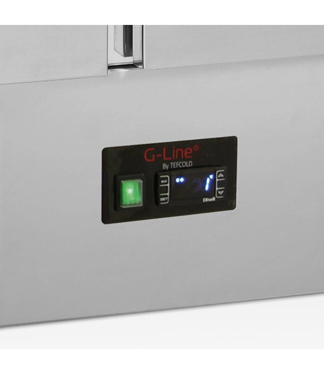 Saladette G-Line GSS435 | 3 Deurs | Boven 8x 1/6GN | 136,5cm breed | 70cm diep