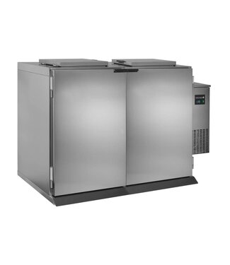 Tefcold Afvalkoeler WBC 480 | RVS | Voor 2x 240 liter afvalbakken