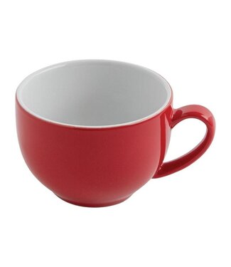 Olympia Cappuccinokop Olympia Café porselein - rood - 12 stuks - 34cl