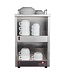 Kopjesverwarmer CaterChef | 2 Planken | Tafelmodel | RVS
