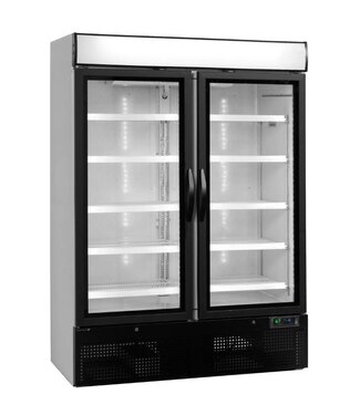 Tefcold Display koelkast NC5000G | 2 Glazen deuren | 1149L | (H)202,2x(B)137x(D)70cm