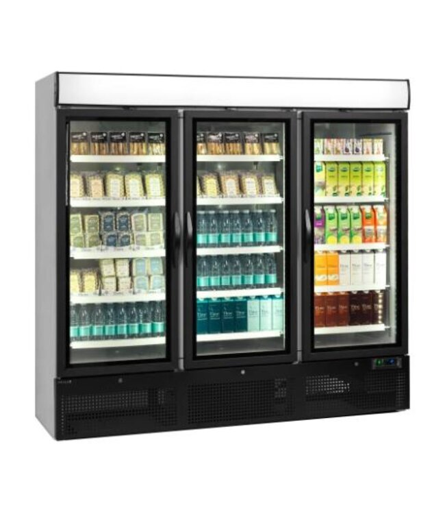 Display koelkast NC7500G | 3 Glazen deuren | 1784L | (H)202,2x(B)205,7x(D)70cm