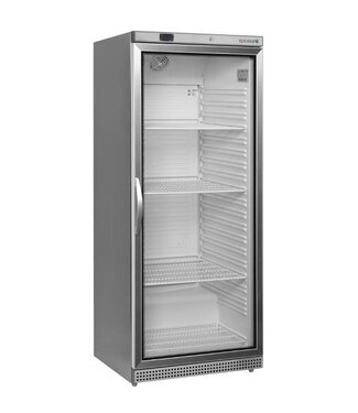 Tefcold Display koelkast UR600SG | Glazen deur | 605L | RVS | 2/1GN | (H)189,5x(B)77,7x(D)69,5cm