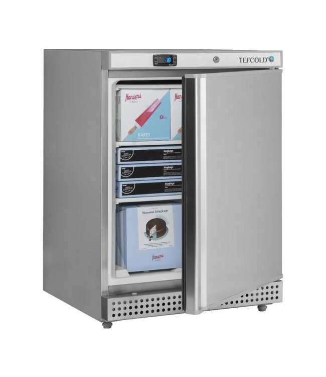 Vrieskast UF200S | 200L | Laag model | RVS | (H)85,5x(B)60x(D)58,5cm