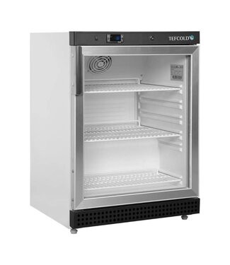 Tefcold Display koelkast UR200G | 136L | Tafelmodel | (H)85,5x(B)60x(D)58,5cm