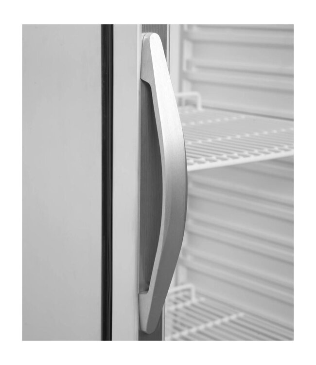 Display koelkast UR400SG | 374L | Glazen deur | RVS | (H)185,5x(B)60x(D)58,5cm