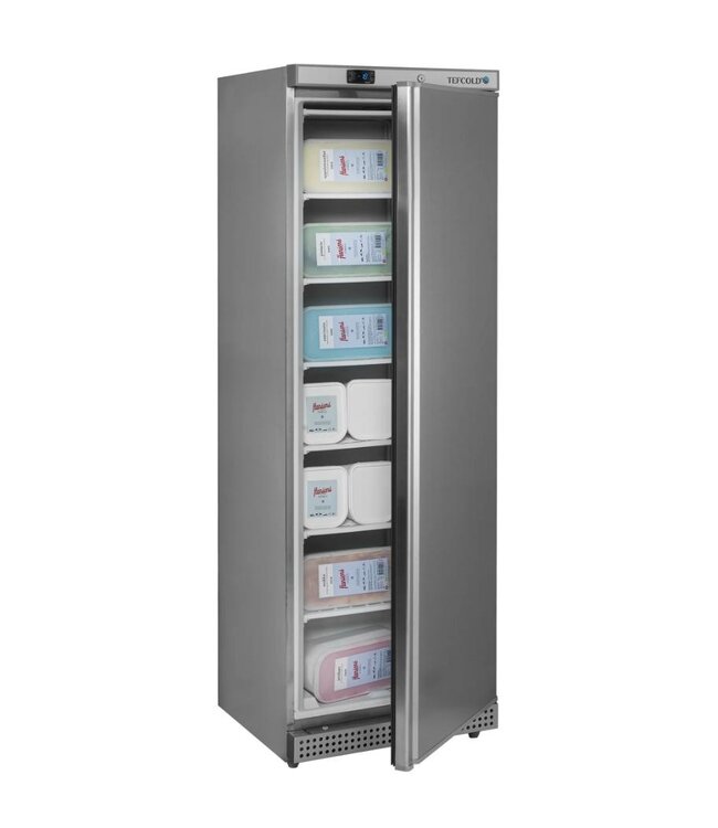 Horeca vriezer UF400S | 400L | Dichte deur | RVS | (H)185,5x(B)60x(D)58,5cm
