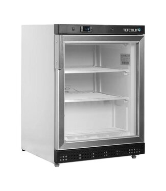 Tefcold Display vrieskast UF200G | 200L | Glazen deur | Tafelmodel | (H)85,5x(B)60x(D)58,5cm