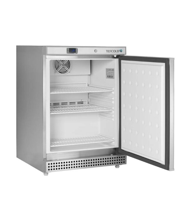 Vrieskast UF200VS | 200L | Dichte deur | Tafelmodel | RVS | (H)85(B)60x(D)60cm