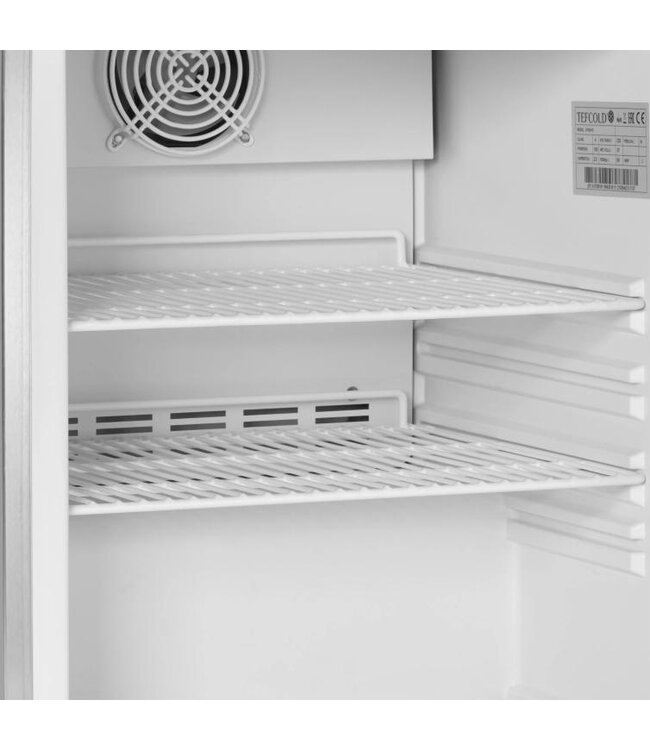 Vrieskast UF200VS | 200L | Dichte deur | Tafelmodel | RVS | (H)85(B)60x(D)60cm