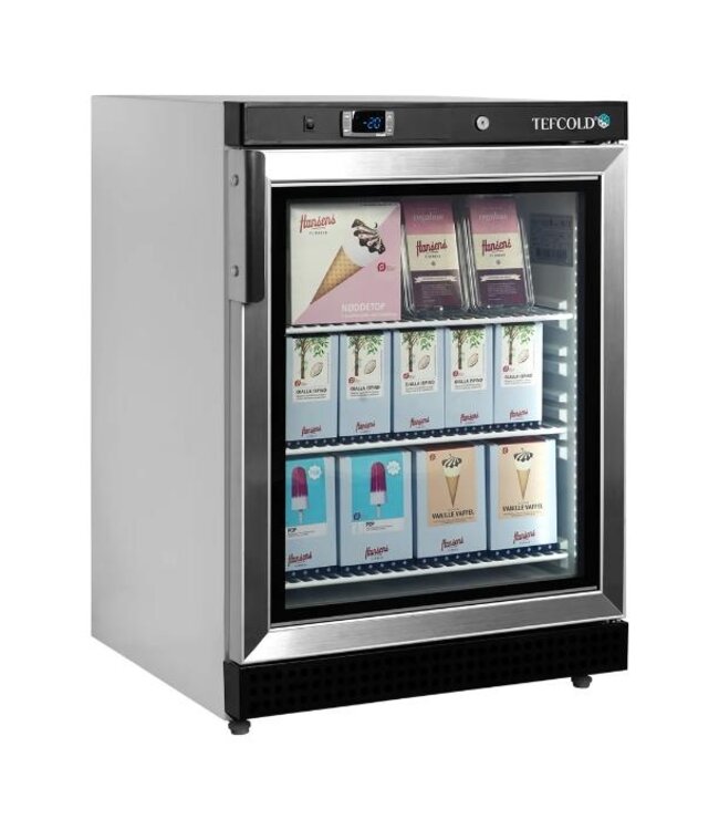 Display vrieskast UF200VG | 200L | Glazen deur | Tafelmodel | (H)85(B)60x(D)59,5cm