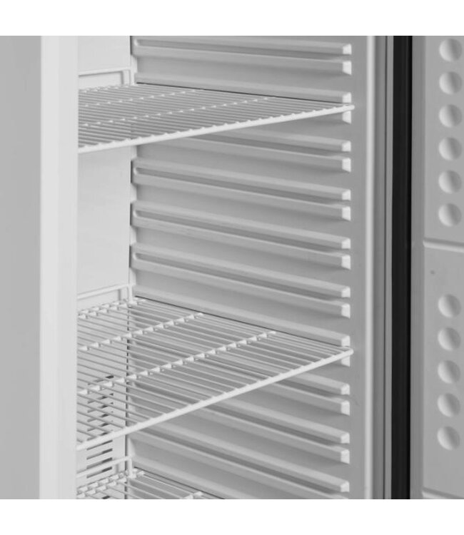 Horeca vrieskast UF400V | 400L | Dichte deur | Wit | (H)185,5x(B)60x(D)58,5cm