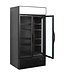 Display koelkast FSC1000H BLACK | 2 Glazen deuren | 796L | Zwart | (H)200x(B)100x(D)79cm