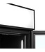 Display koelkast FSC1000H BLACK | 2 Glazen deuren | 796L | Zwart | (H)200x(B)100x(D)79cm