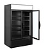 Display koelkast FSC1200H BLACK | 2 Glazen deuren | 1082L | Zwart | (H)200x(B)120x(D)79cm