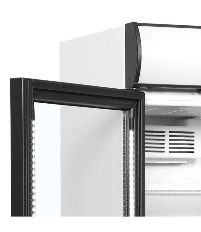 Display flessenkoelkast CEV425CP 2 LED | 358L | Met glazen deur | (H)198x(B)59,5x(D)64cm
