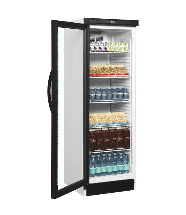 Flessenkoelkast CEV425 1 LED | 358L | Met glazen deur | (H)184x(B)59,5x(D)60cm