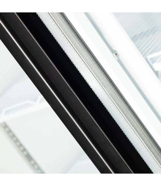 Display koelkast Atom Maxi C2DB | 1081L | 2 Glazen deuren | Zwart | (H)200,3x(B)125,3x(D)71cm