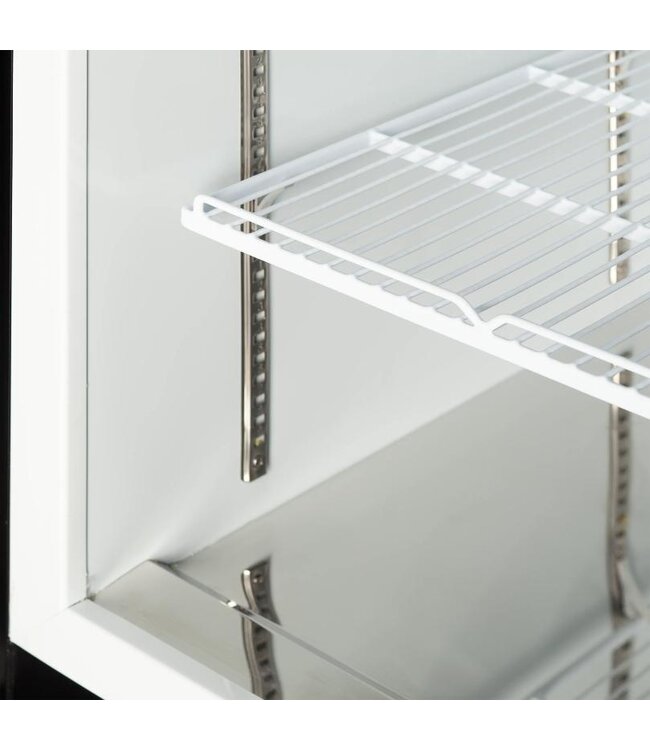 Display vrieskast Atom Maxi F2DB | 1006L | 2 Glazen deuren | Zwart | (H)200,3x(B)125,3x(D)76cm