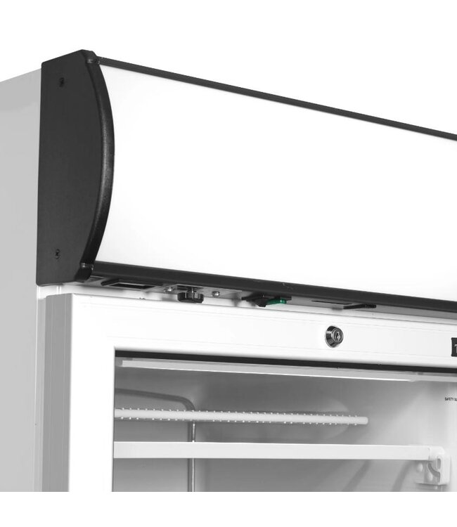 Display vrieskast UFFS371GCP | Glazen deur | 300L | Wit | (H)198x(B)59,5x(D)64cm