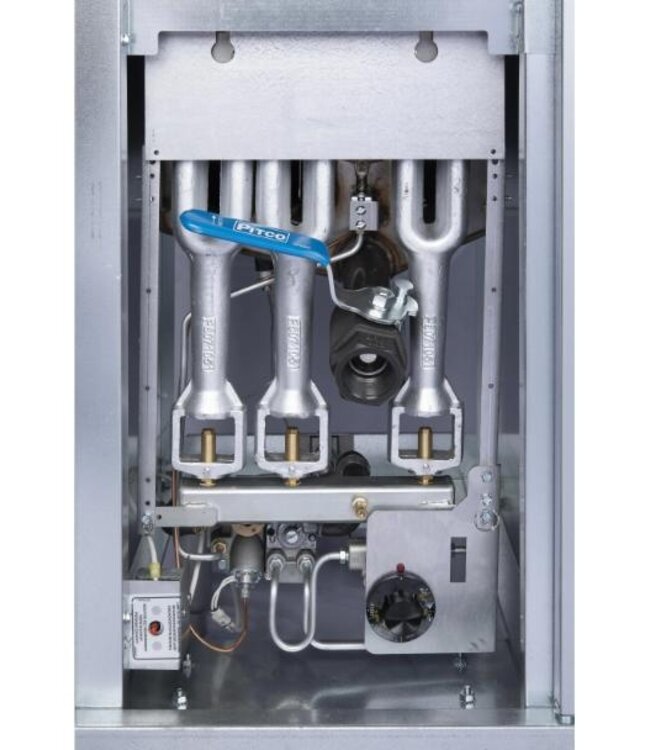 Friteuse gas | Pitco 35C+S | Aardgas | Olie 16-18kg | 45kg/u | (H)116,8x(B)38,4x(D)76,9
