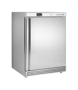 Tefcold Koelkast UR200S | 136L | Laag model | RVS | (H)85,5x(B)60x(D)58,5cm