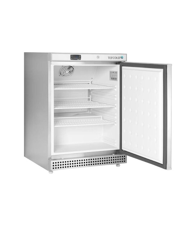 Koelkast UR200S | 136L | Laag model | RVS | (H)85,5x(B)60x(D)58,5cm
