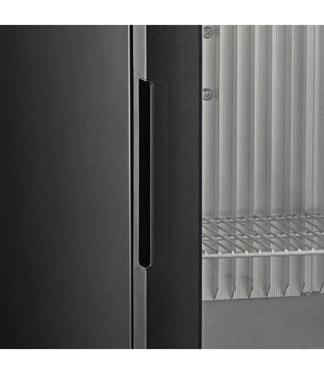 Hotelkamer minikoelkast TM33G-1 | Glazen deur | 28L | Zwart | (H)50x(B)40,2x(D)43,2cm