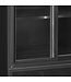 Display koelkast FSC891S Black | 707L | 2 Glazen schuifdeuren | Zwart | (H)199x(B)89x(D)74cm