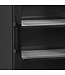 Vrieskast UFSC371GCP Black | 300L | Glazen deur | (H)198x(B)59,5x(D)64cm