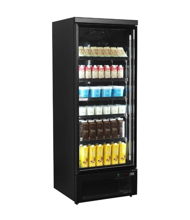 Display koelkast Atom Maxi C1DBB | 614L | Glazen deur | Zwart | (H)200,3x(B)75x(D)71cm