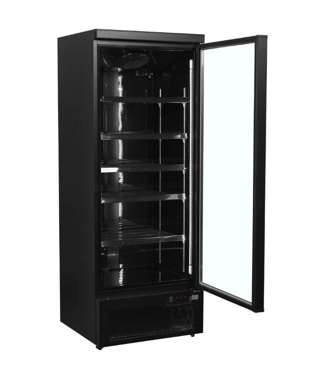 Display koelkast Atom Maxi C1DBB | 614L | Glazen deur | Zwart | (H)200,3x(B)75x(D)71cm