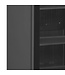 Display koelkast SCU1425 FRAMELESS | 387L | Glazen deur | Zwart | (H)199x(B)59,5x(D)59,5cm